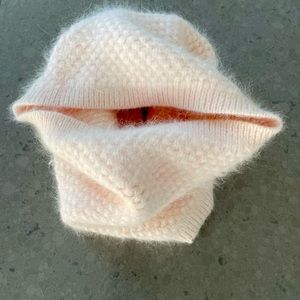 Club Monaco Rabbit Fur infinity scarf